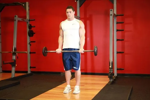 Barbell Curl demonstration