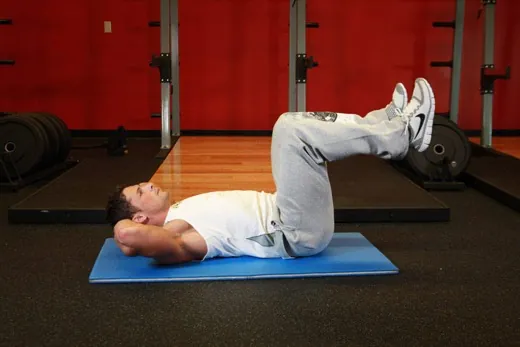 Bicycle Crunch demonstration
