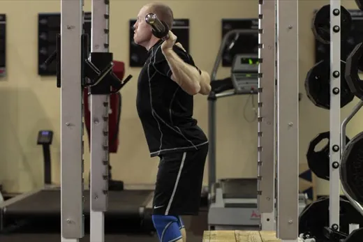 Box Squat demonstration