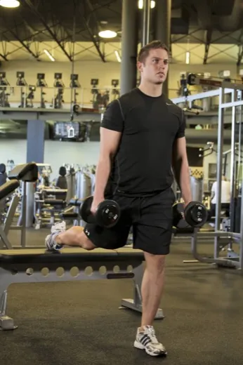 Bulgarian Split Squat demonstration