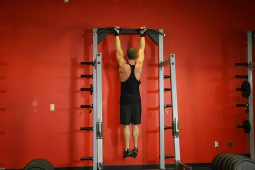 Chin-ups demonstration