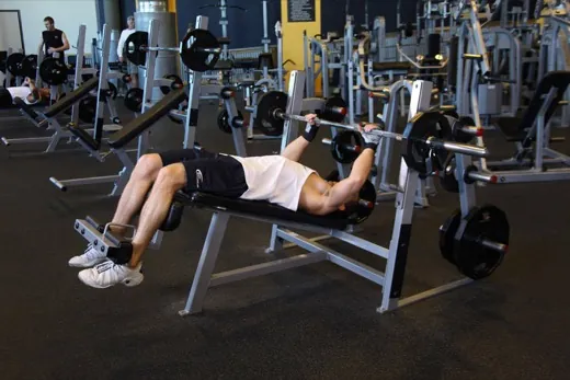 Decline Bench Press demonstration