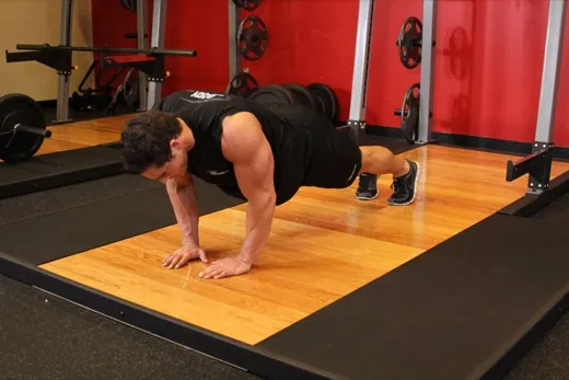 Diamond Push-ups demonstration