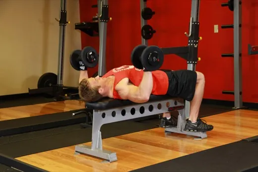 Dumbbell Bench Press demonstration