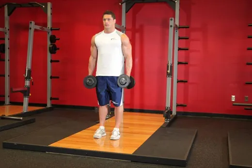 Dumbbell Curl demonstration
