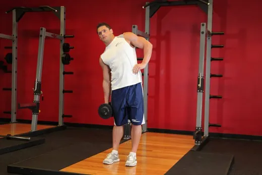 Dumbbell Side Bend demonstration