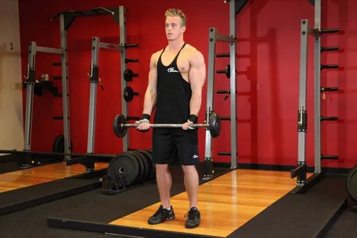 EZ-Bar Curl demonstration