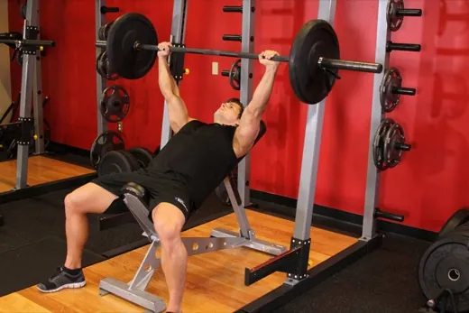 Incline Barbell Press demonstration
