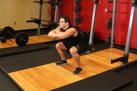 Jump Squats demonstration