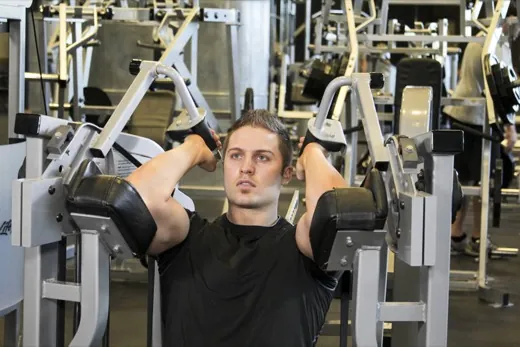 Machine Tricep Extension demonstration