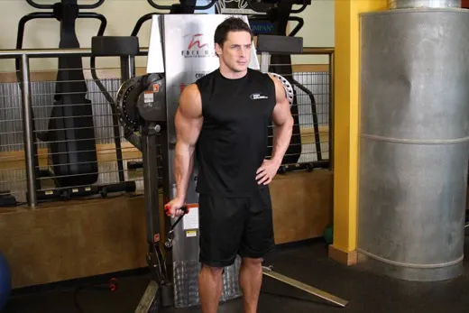 One-Arm Cable Curl demonstration