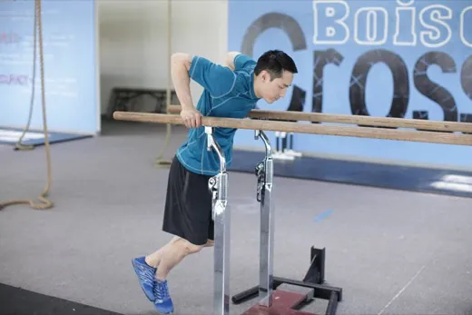 Parallel Bar Dips demonstration