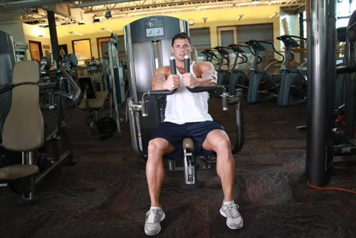 Pec Deck Machine demonstration