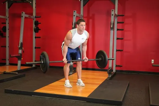 Reverse-Grip Barbell Row demonstration