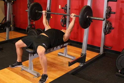 Reverse-Grip Bench Press demonstration