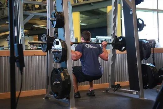 Smith Machine Squat demonstration