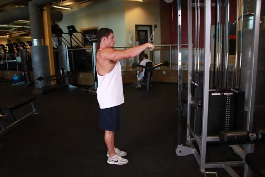 Straight-Arm Pulldown demonstration