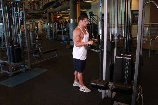 Tricep Pushdown demonstration