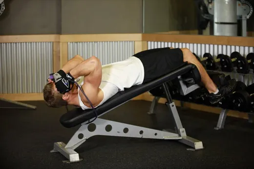 Weighted Sit-up demonstration