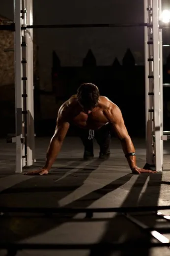 Wide Push-ups demonstration